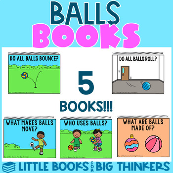 Preview of Balls Study Books Printable and Digital- Little Books For Big Thinkers