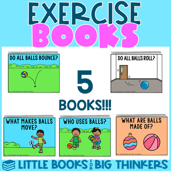 Preview of Exercise Study Books Printable and Digital- Little Books For Big Thinkers