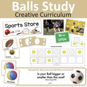 Balls Study - Creative Curriculum by iheartpreschool | TpT