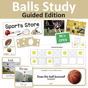 Preview of Balls Study - GUIDED EDITION (Creative Curriculum®)