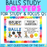 Balls Study Posters for Creative Curriculum Teaching Strat