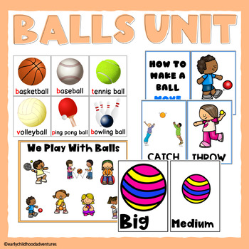 Preview of Balls Unit Activities for 3K, Pre-K and Preschool