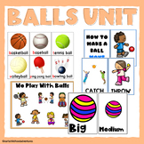 Balls Unit Activities for 3K, Pre-K and Preschool
