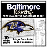 Baltimore Raves Graphing on the Coordinate Plane Math Activity