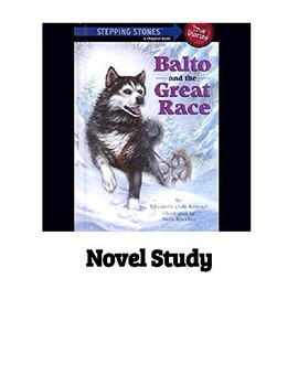 Preview of Balto and the Great Race Novel Study