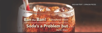 Preview of Ban the Ban! Soda’s a Problem but . . . PPT - myPerspectives - G8