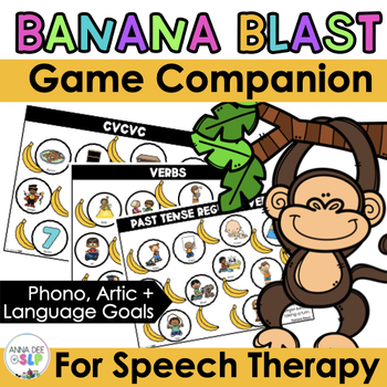 BANANA BLAST (MONKEY & BANANA) GAME COMPANION, LANGUAGE (SPEECH THERAPY)