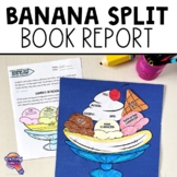 Characteristics of Fiction Banana Split Craftivity Book Re