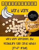 Bananagrams Word Work Activities (Centers)