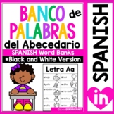 Banco de Palabras; el abecedario (Black and White version)
