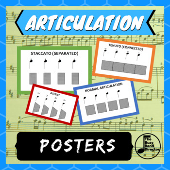 Preview of Band Articulation Posters