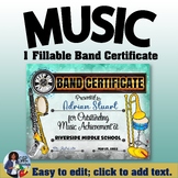 Band Certificate