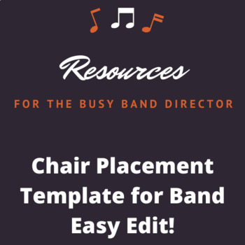 Preview of Band Chair Placement Template