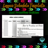 Band & Choir: Music Lesson Schedule & Practice Guides