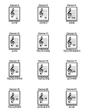 Band Flashcards for Flute, Clarinet, Trumpet, Trombone, an