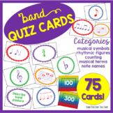 Band Game QUIZ CARDS - over 75 cards in 5 categories - use