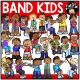 Band Kids Clip Art Set {Educlips Clipart}