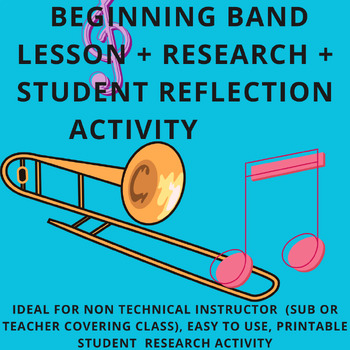 Preview of Band Lesson Plans - Instrument Practice Time Management for Band Students - Sub
