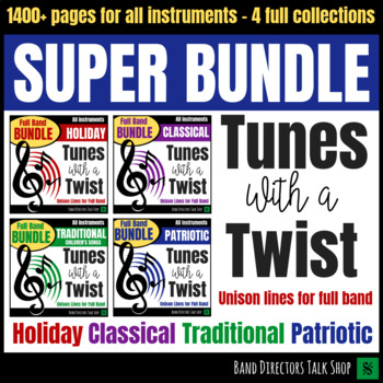 Preview of Band Music - Tunes with a Twist SUPER BUNDLE