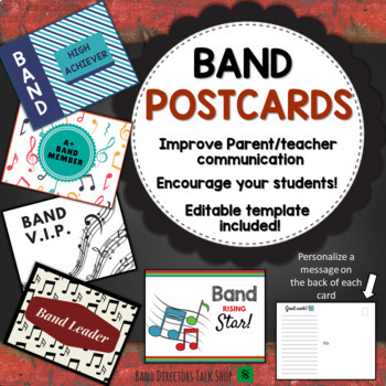 Preview of Band Postcards