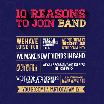 Preview of Band Recruiting Poster