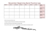 Band Practice Log