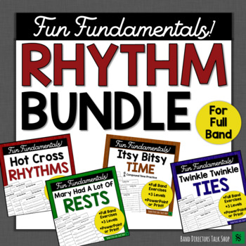 Preview of Band RHYTHM BUNDLE: Fundamentals for Middle School Band