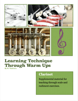 Preview of Band Warm Up Scale Book Bundle (Teaching Technique Through Warm Ups)