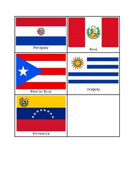 Banderas países hispanohablantes. Hispanic countries flags by Susana ...
