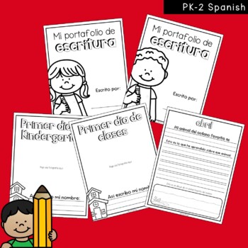 Banderines y portafolio de escritura by Primero Bilingue | TPT