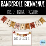 Banderole bienvenue: desert (French)