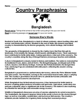 paraphrasing meaning in bangla