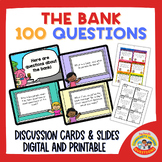 Bank Community Helpers Activity: 100 Questions Discussion 