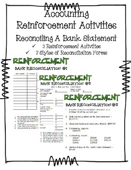 Preview of Bank Reconciliation