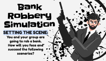 Preview of Bank Robbery / Bank Heist Simulation (HIGH ENGAGEMENT ACTIVITY)