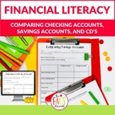 Financial Literacy Comparing Checking Accounts Savings Acc