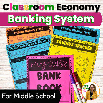 Preview of Banking Checkbook Money System for Middle School Classroom Economy