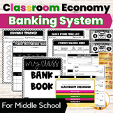 Banking Checkbook Money System for Middle School Classroom