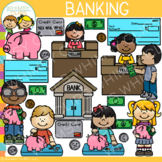 Math Kids Banking Clip Art: Dramatic Play and Community