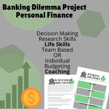 Preview of Banking Dilemma PROJECT | Personal Finance | SIMPLE Student Focused | RELEVANT