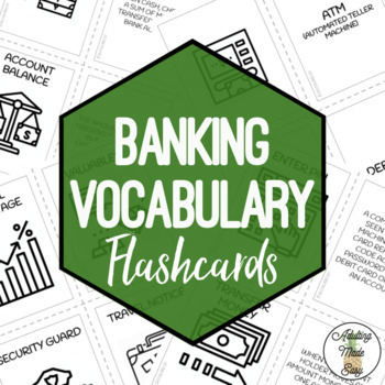 Preview of Banking Vocabulary Flashcards