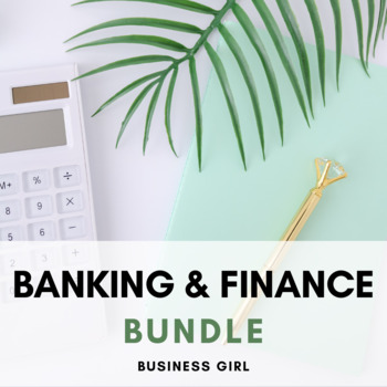 Preview of Banking and Finance Activity and Project Bundle