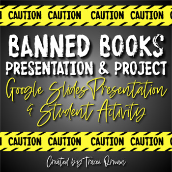 Preview of Banned Books Presentation & Project Distance Learning