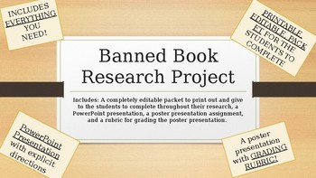 Preview of Banned Books Research Project