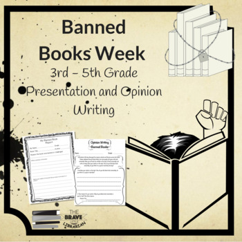 Preview of Banned Books Week 3rd-5th Grade