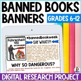 Banned Books Week Banners and Mini-Research Project: DIGIT