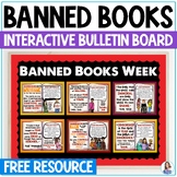 Banned Books Week Interactive Bulletin Board - Middle Scho