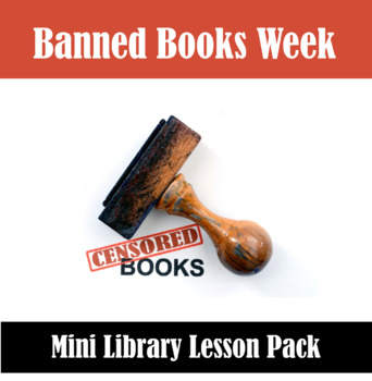 Preview of Banned Books Week Library Mini Lesson Pack
