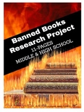 Banned Books - Writing Research Project CCSS
