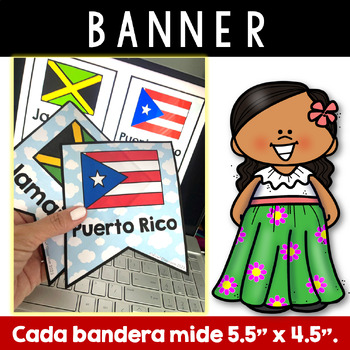 Banner - banderas de los países | Segundo grado by Wow Classroom